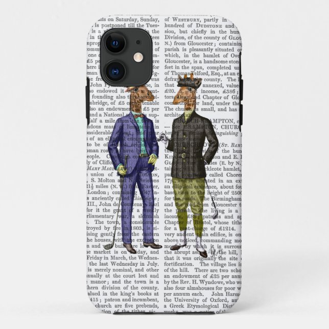 Golfing Giraffes 2 Case-Mate iPhone Case (Back)