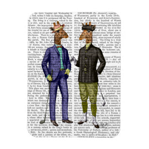 Golfing Giraffes 2 Magnet