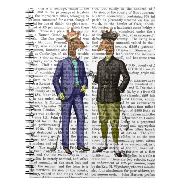 Golfing Giraffes 2 Notebook (Front)