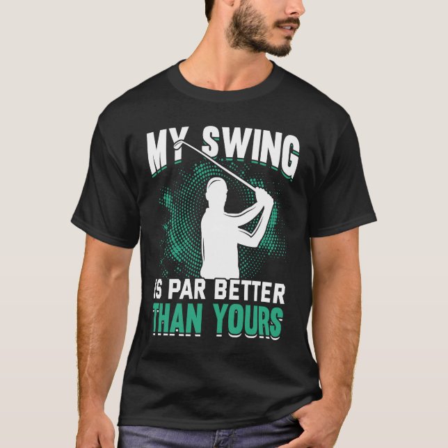 Golfing Golf Player Coach Golfer  14 T-Shirt (Front)