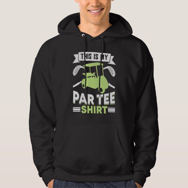 Golfing Golf Player Coach Golfer  3 Hoodie (Front)