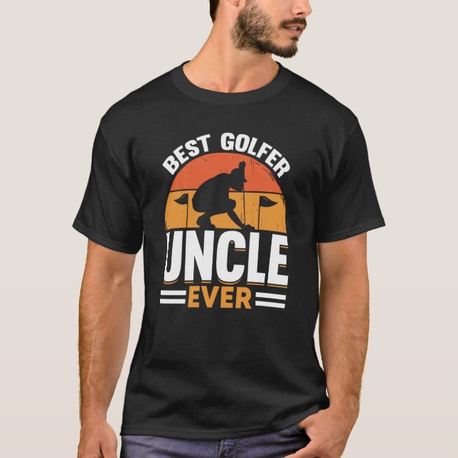 Golfing Golf Player Coach Golfer Uncle  1 T-Shirt (Front)