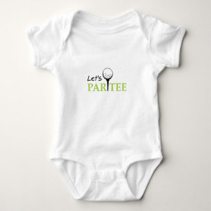 Golfing Golfer Let's Par Golf Funny Party Baby Bodysuit