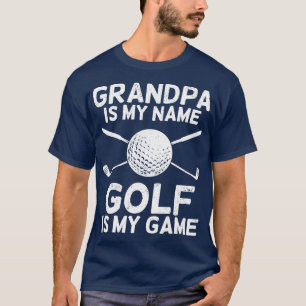 Golfing Grandpa Golf Grandfather Golfer Gift  T-Shirt