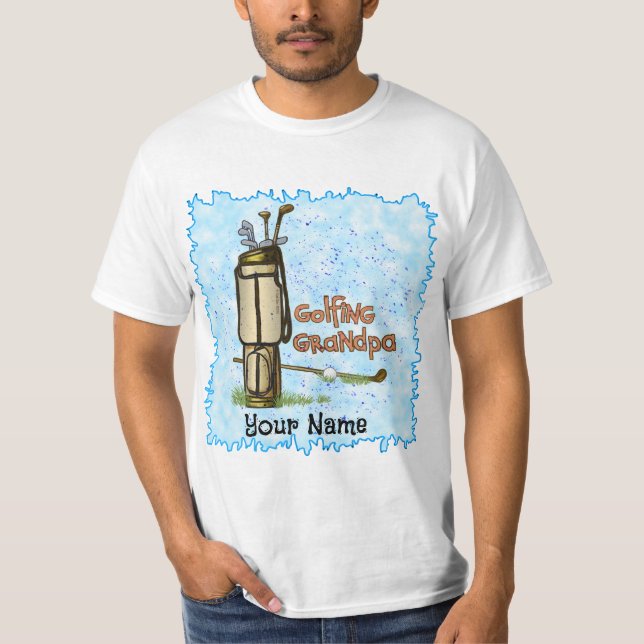 Golfing Grandpa tshirt (Front)