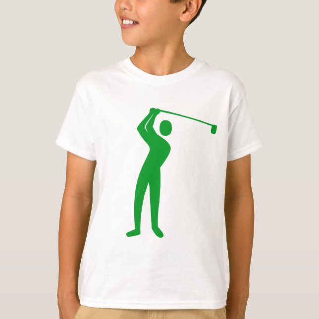 Golfing - Grass Green T-Shirt (Front)