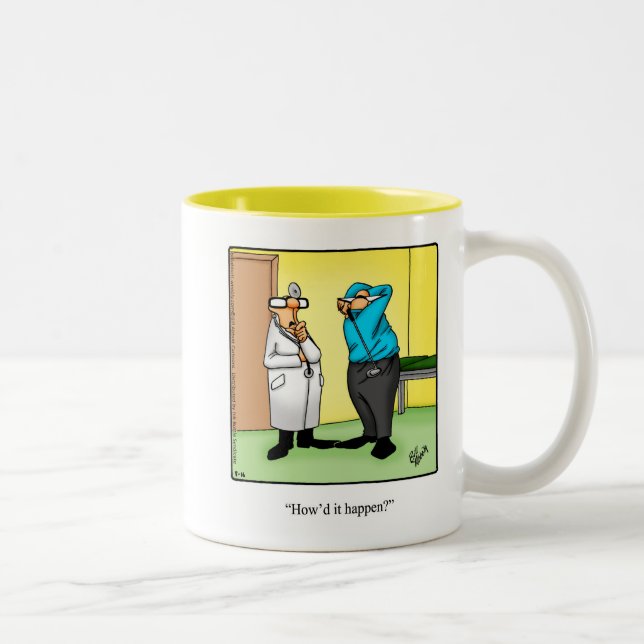 Golfing Humour Mug Gift for Golfers (Right)