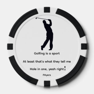 Golfing is a sport poker chips