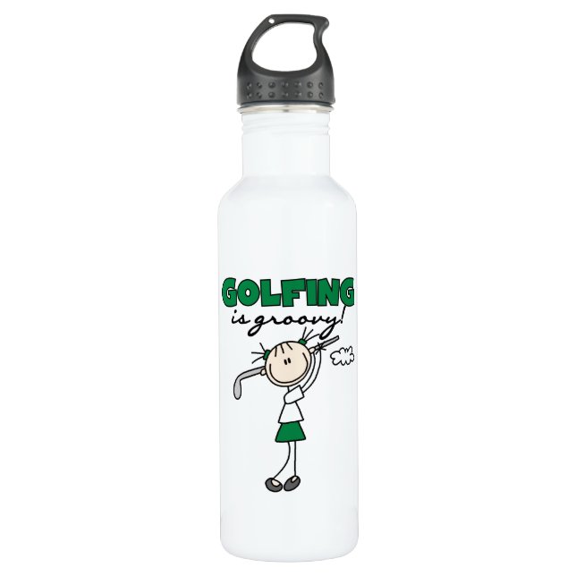 Golfing is Groovy 710 Ml Water Bottle (Front)