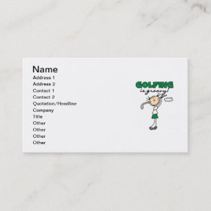 Golfing is Groovy Business Card