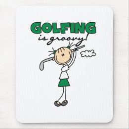 Golfing is Groovy Mouse Pad