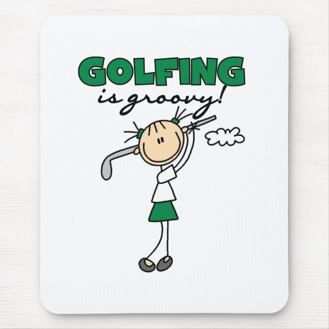 Golfing is Groovy Mouse Pad (Front)