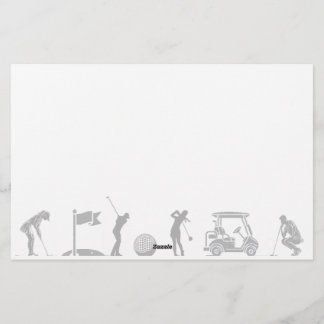 Golfing Journey: From Tee to Green Stationery