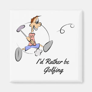 Golfing Magnet