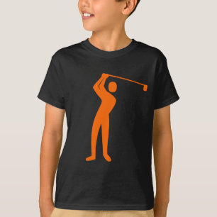 Golfing - Orange T-Shirt