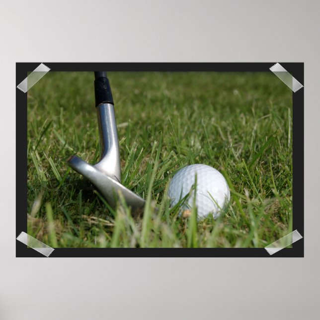 Golfing Photo Poster (Front)