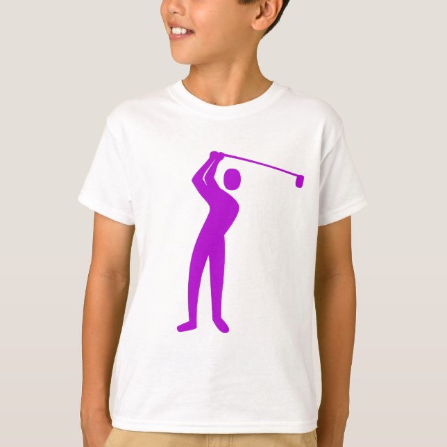 Golfing - Purple T-Shirt (Front)