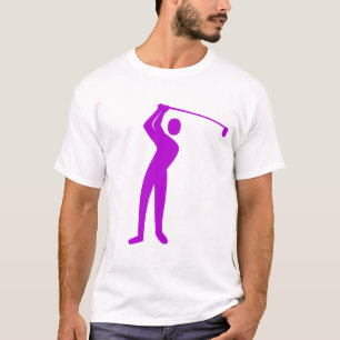 Golfing - Purple T-Shirt