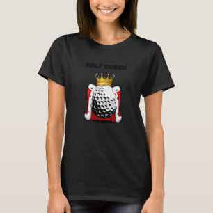 Golfing Queen Girls Golfing  Womens Golfing T-Shirt