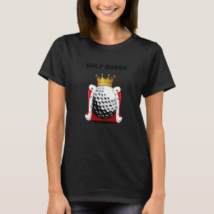 Golfing Queen Girls Golfing  Womens Golfing T-Shirt