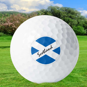Golfing Scotland & Scottish Flag / Golf Ball