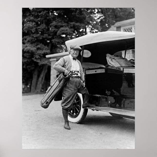 Golfing Senator, 1920s Poster (Front)