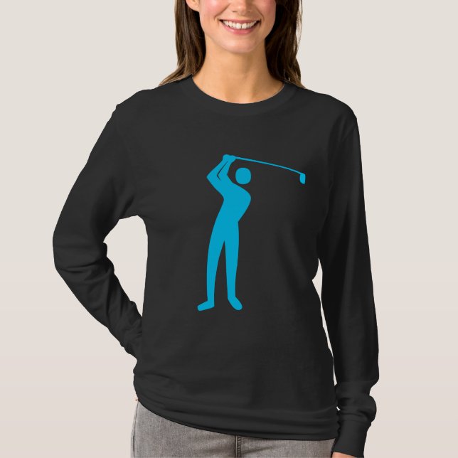 Golfing - Sky Blue T-Shirt (Front)
