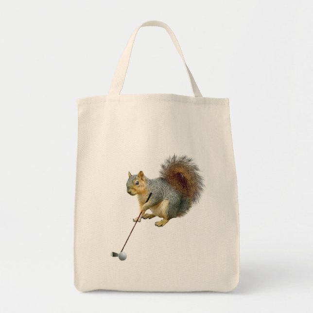 Golfing Squirrel Bag (Front)
