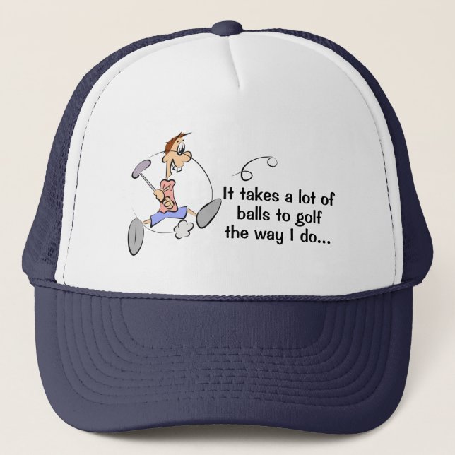 Golfing Trucker Hat (Front)