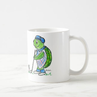 Golfing Turtle Coffee Mug