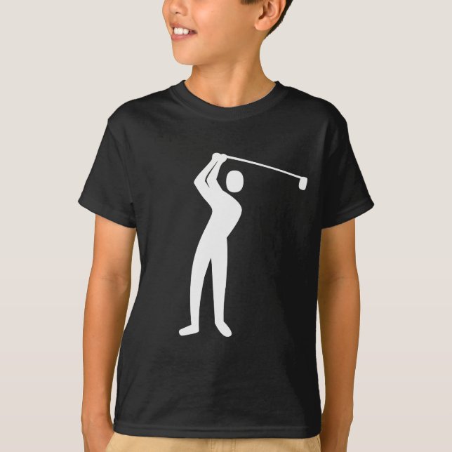 Golfing - White T-Shirt (Front)