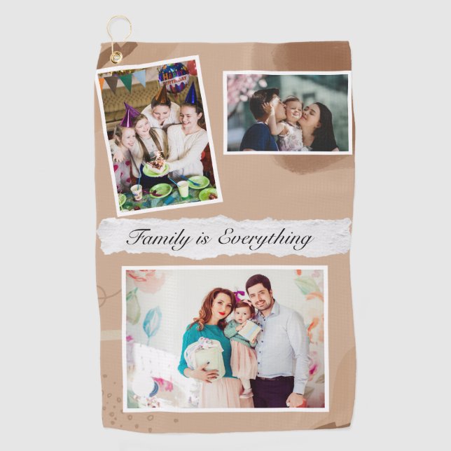 Golfing with the Best Family Towel (Front)