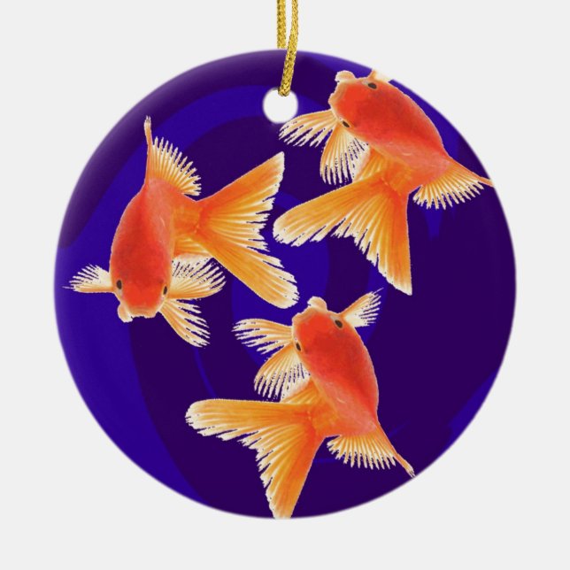 golfish ceramic ornament (Front)