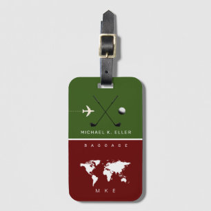 Golfist Travel Luggage Tag