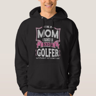 Golfs Golfer Grandma Mum No Scare Quote Apparel Hoodie