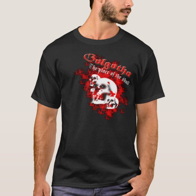 Golgotha (Guys Basic T-Shirt) T-Shirt (Front)