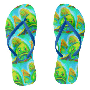 Goliath Grouper Flip Flops