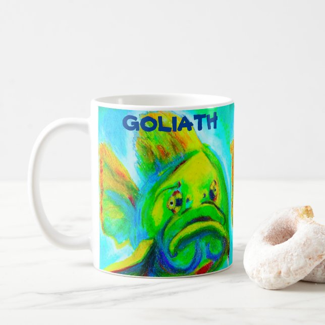 GOLIATH GROUPER MUG (With Donut)