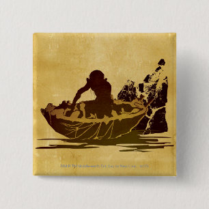 GOLLUM™ in a Raft 15 Cm Square Badge