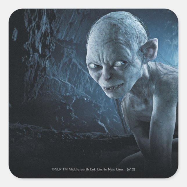 GOLLUM™ in Cave Square Sticker (Front)