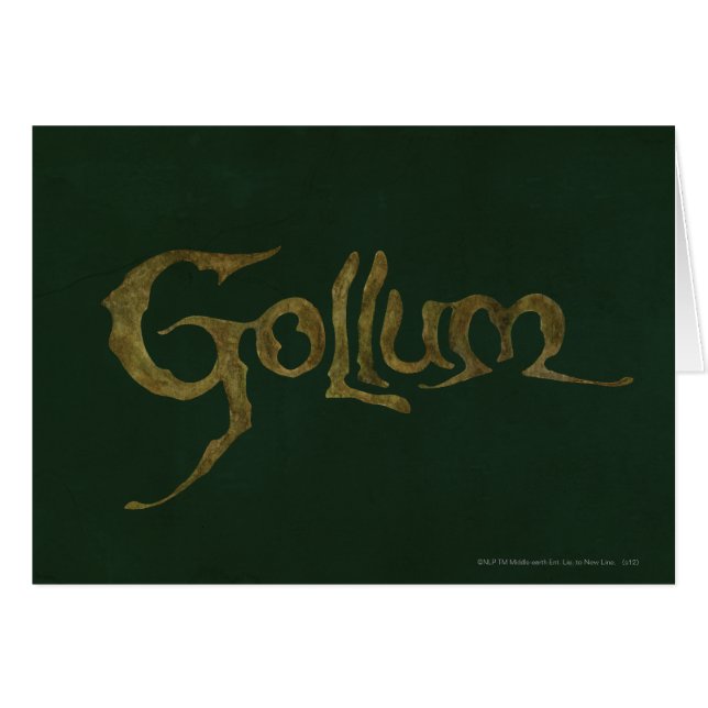 GOLLUM™ Name - Textured (Front Horizontal)