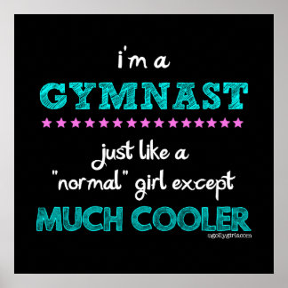 Golly Girls - I'm a Gymnast Poster