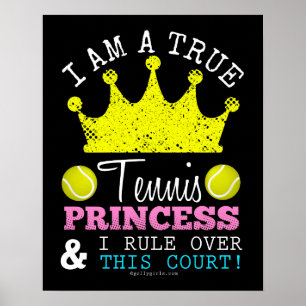 Golly Girls: Tennis Princess Rule Over This Court Poster