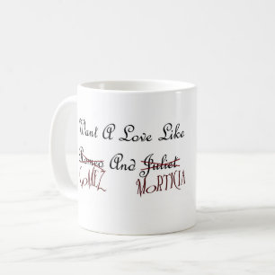 Gomez and Morticia Love Mug