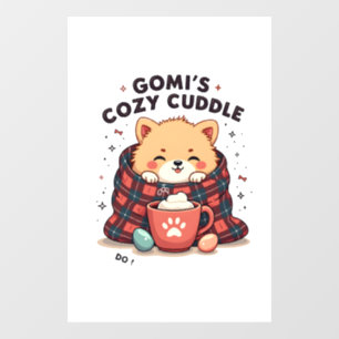 Gomis Cosy Cuddle Vintage Dog Blanket Design Do No