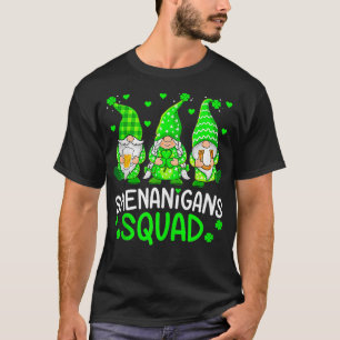 Gomnes Shenanigans Squad Proud Irish St Patricks D T-Shirt