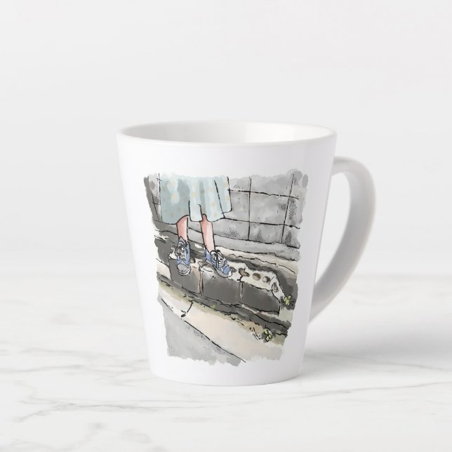 Gomuji Samu Latte Mug (Right Angle)