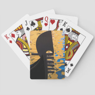 Gondola and water ripples, Italy Playing Cards