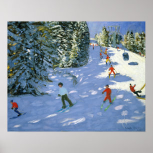 Gondola Austrian Alps 2004 Poster