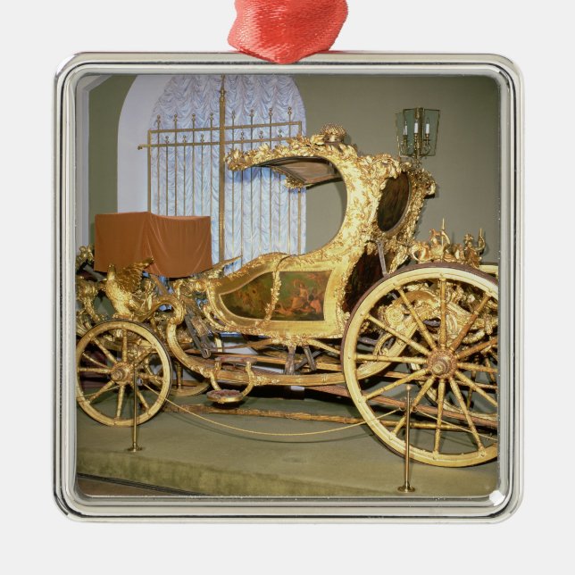 Gondola carriage of Empress Catherine II Metal Ornament (Front)